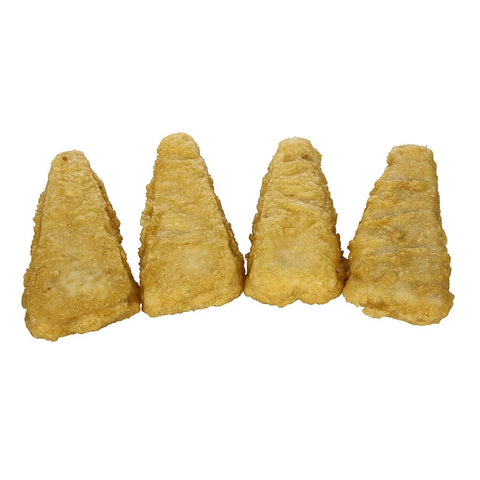 Fish-In-Batter Wedge Pollock, 3 Ounce of 50-53 Pieces, 10 Pound.