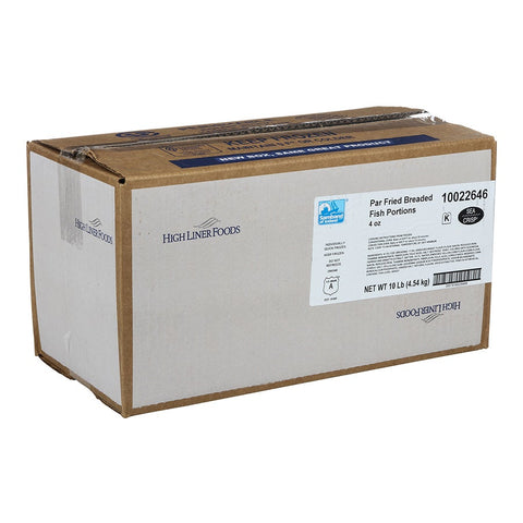 SeaCrisp Breaded Square Cod, 4 Ounce of 39-41 Pieces, 10 Pound.
