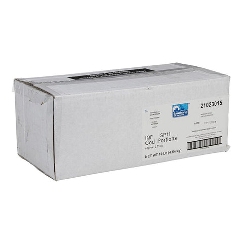High Liner Foods Individually Quick Frozen Pacific Cod Portions, 2.25 ounce -- 71 per case
