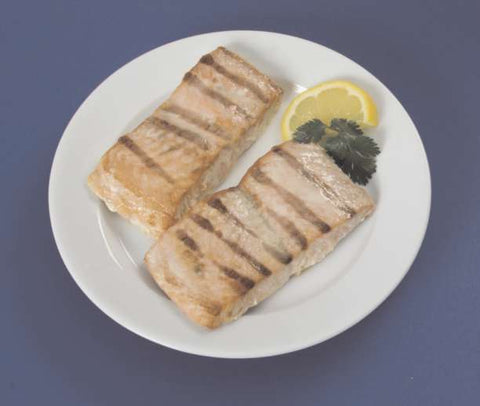 Au Natural Glaze Grilled Salmon Fillet, 4 Ounce of 36-46 Pieces, 10 Pound.