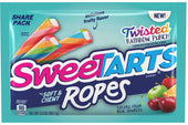 Sweetart Ropes Twist Rainbow Soft and Chewy Candy, 3.5 Ounce Shared Pack -- 48 Per case