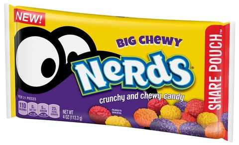 Nerds Big Chew Candy, 4 Ounce -- 48 per case.