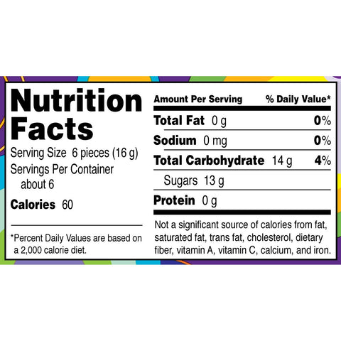 Gobstopper Sugar Candy, 5 Ounce -- 12 per case