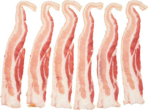 Wright Traditional 18 22 Natural Hickory Smoked Flat Pack Bacon, 15 Pound.