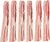 Wright Traditional 14 18 Natural Hickory Smoked Flat Pack Bacon, 15 Pound.