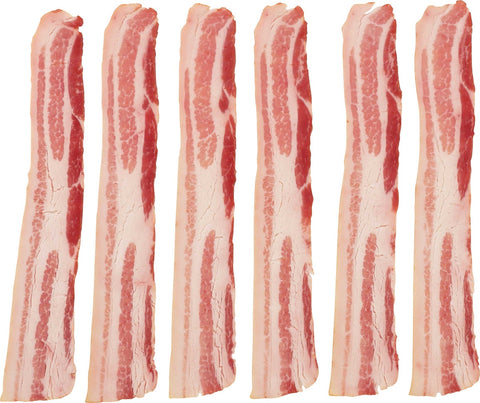 Wright Traditional 14 18 Natural Hickory Smoked Flat Pack Bacon, 15 Pound.