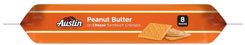 Austin Peanut Butter Cheese Sandwich Cracker, 1.38 Ounce -- 96 per case