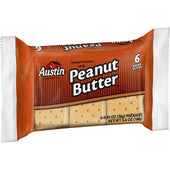 Austin Toasty Crackers with Peanut Butter Super Snack Pack, 5.5 Ounce -- 12 per case.