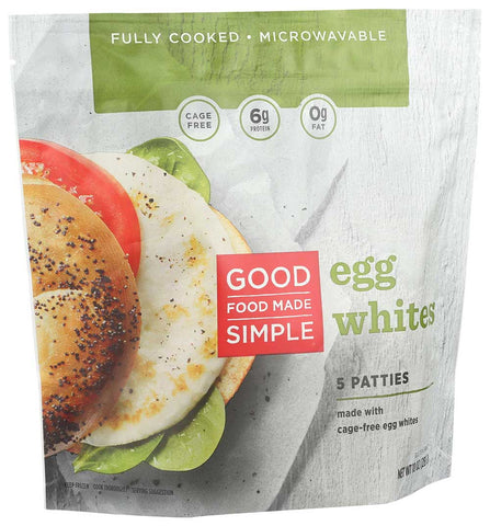 Good Food Made Simple Egg White Patties, 10 Ounce -- 10 per case