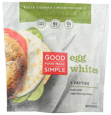 Good Food Made Simple Egg White Patties, 10 Ounce -- 10 per case