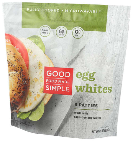 Good Food Made Simple Egg White Patties, 10 Ounce -- 10 per case