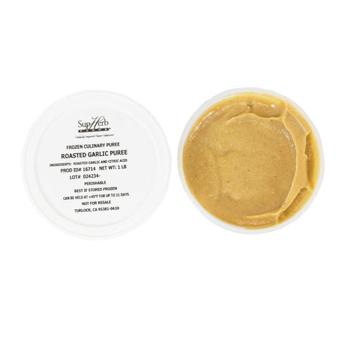 SupHerb Farms Roasted Garlic Puree, 1 Pound -- 4 per case.