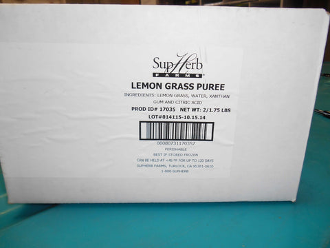 SupHerb Farms Lemon Grass Puree, 1.75 Pound -- 2 per case.