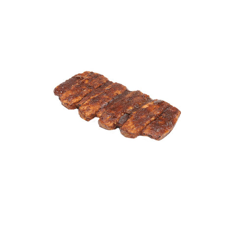 Advance Food Barbeque Glazed Pork Rib Patties, 3.10 Ounce -- 52 per case.