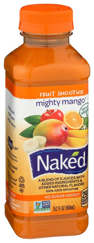 Naked Mighty Mango Fruit Smoothie, 15.2 Fluid Ounce -- 8 per case