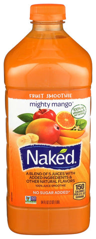 Naked Mighty Mango Fruit Smoothie, 64 Fluid Ounce -- 6 per case