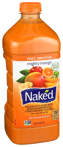 Naked Mighty Mango Fruit Smoothie, 64 Fluid Ounce -- 6 per case