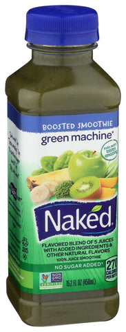 Naked Green Machine Boosted Smoothie, 15.2 Fluid Ounce -- 8 per case