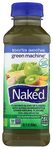 Naked Green Machine Boosted Smoothie, 15.2 Fluid Ounce -- 8 per case