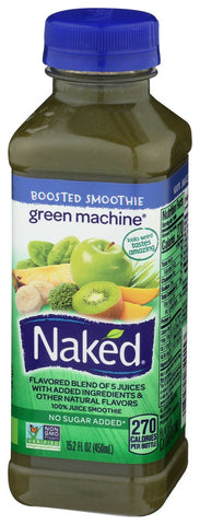 Naked Green Machine Boosted Smoothie, 15.2 Fluid Ounce -- 8 per case