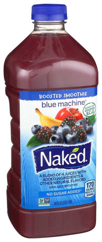 Naked Blue Machine Juice Smoothie, 64 Fluid Ounce -- 6 per case