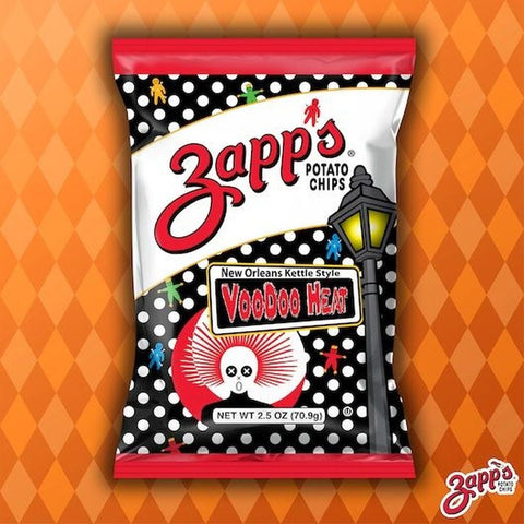 Zapps Voodoo / Voodoo Heat Kettle Chips - Shipper, 2.5 Ounce -- 36 per case