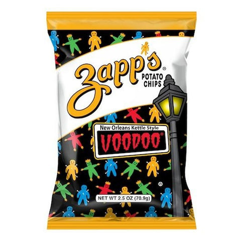 Zapps Voodoo / Voodoo Heat Kettle Chips - Shipper, 2.5 Ounce -- 36 per case