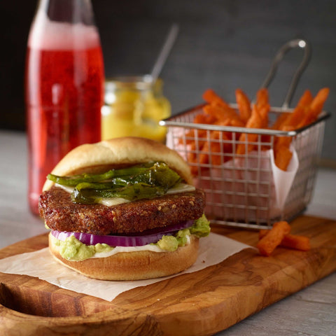 Gardenburger Roasted Garlic and Quinoa Veggie Burger, 4 Ounce -- 48 per case.