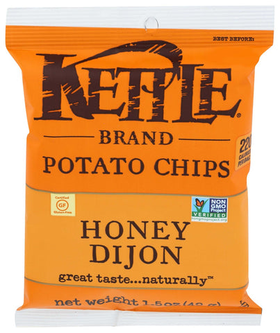 Kettle Brand Honey Dijon Potato Chips, 1.5 Ounce -- 24 per case.