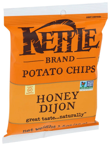 Kettle Brand Honey Dijon Potato Chips, 1.5 Ounce -- 24 per case.