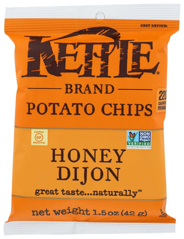 Kettle Brand Honey Dijon Potato Chips, 1.5 Ounce -- 24 per case.