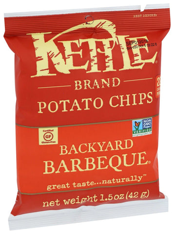 Kettle Brand Backyard Barbeque Potato Chips, 1.5 Ounce -- 24 per case.