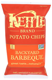 Kettle Foods Backyard Barbeque Potato Chips, 5 Ounce -- 15 per case.