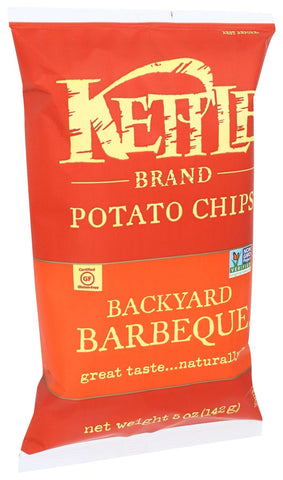Kettle Foods Backyard Barbeque Potato Chips, 5 Ounce -- 15 per case.