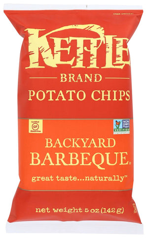 Kettle Foods Backyard Barbeque Potato Chips, 5 Ounce -- 15 per case.