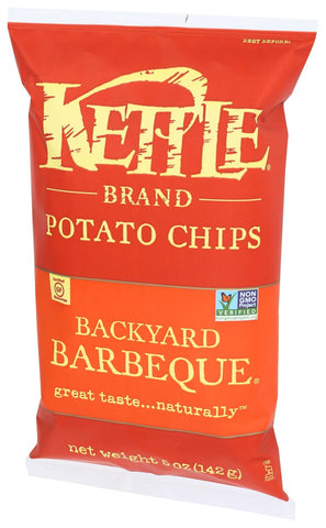Kettle Foods Backyard Barbeque Potato Chips, 5 Ounce -- 15 per case.