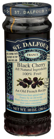 St.Dalfour Black Cherry Consv - 10 ounce -- 6 per case.