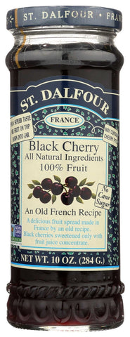 St.Dalfour Black Cherry Consv - 10 ounce -- 6 per case.