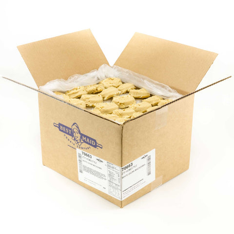Best Maid White Chunk Macadamia Cookie Dough, 2.75 Ounce -- 160 per case.