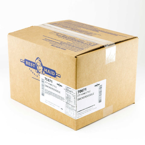 Best Maid Snickerdoodle Cookie Dough, 2.75 Ounce -- 160 per case.