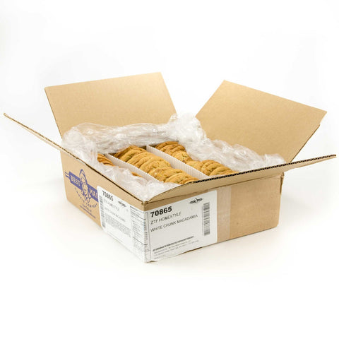 Best Maid Thaw and Serve White Chunk Macadamia Cookie, 1 Ounce -- 72 per case.