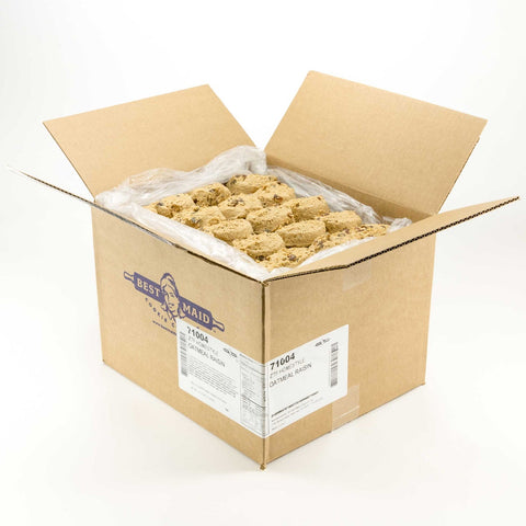 Best Maid Oatmeal Raisin Cookie Dough, 2.75 Ounce -- 160 per case.