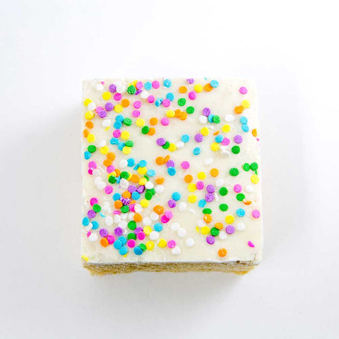 Best Maid Birthday Cake Crispy Bar, 3.8 Ounce -- 24 per case.