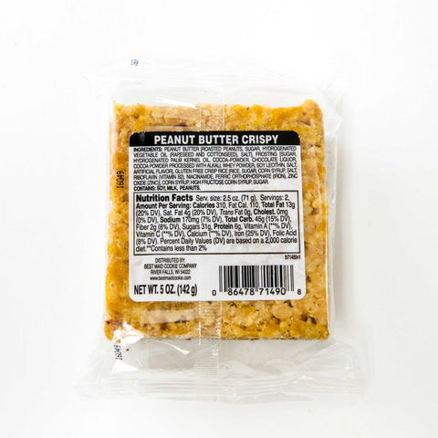 Best Maid Peanut Butter Crispy Bar, 5 Ounce -- 24 per case.