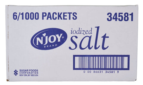 Sugar Foods N Joy Salt -- 6000 per case.