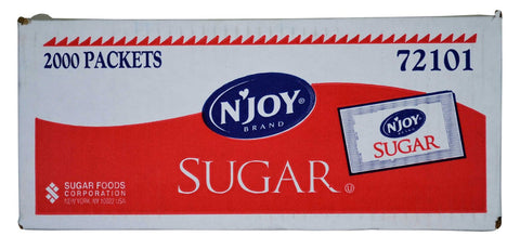 Natural Joy Sugar, .1 Ounce -- 2000 Packet