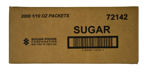 Sugar Foods 2 Mil Generic Sugar, .1 Ounce -- 2000 Count