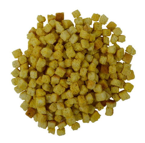 Sugar Foods Fresh Gourmet Seasoned Crouton Cube, 10 Pound.