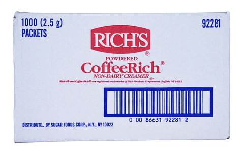 Coffee Rich Creamer 1000 Packet 2.8 Gram