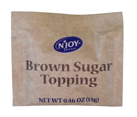 Njoy Brown Sugar Oatmeal Topping, 13 Gram -- 125 per case.